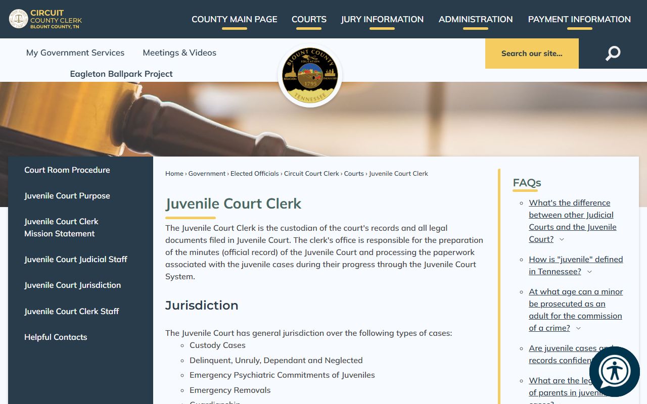 Maryville criminal court records county clerk image for Blount County circuit criminal court