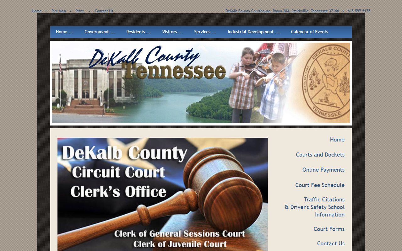 DeKalb County criminal court records and county court schedule information