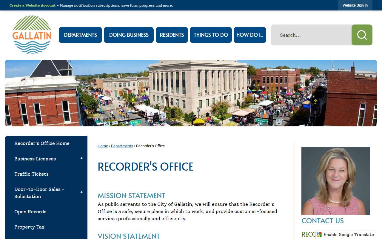 Gallatin criminal court records information from the Gallatin Municipal Court