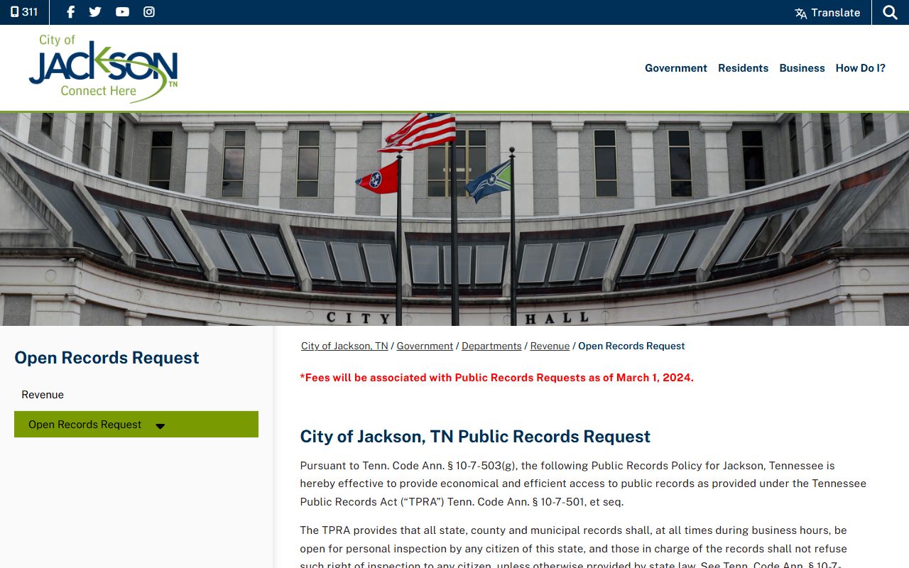 Jackson criminal court records and city court procedures in Jackson Tennessee